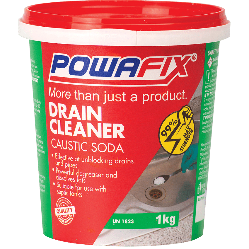 POWAFIX Caustic Soda Drain Cleaner - 1KG
