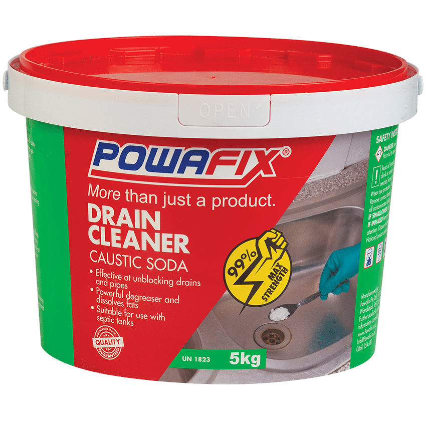 POWAFIX Caustic Soda Drain Cleaner - 5KG