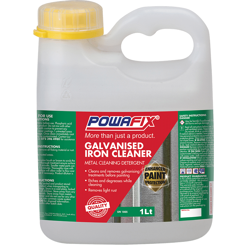 POWAFIX Galvanised Iron Cleaner - 1L