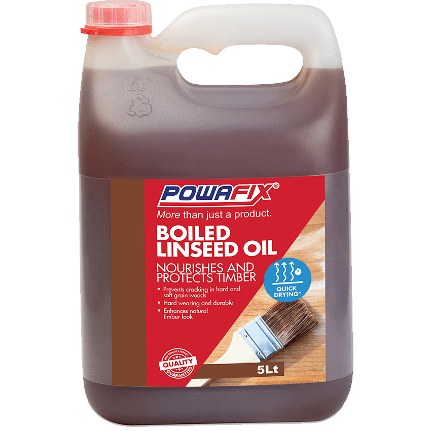 POWAFIX Boiled Linseed Timber Oil - 5L