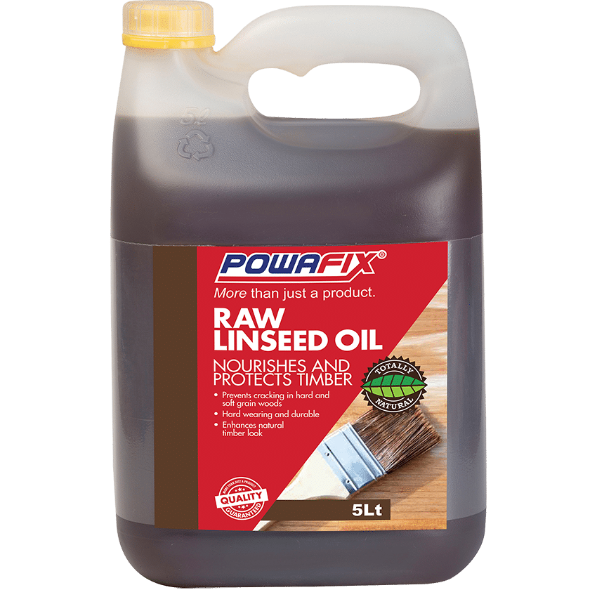 POWAFIX Raw Linseed Timber Oil - 5L