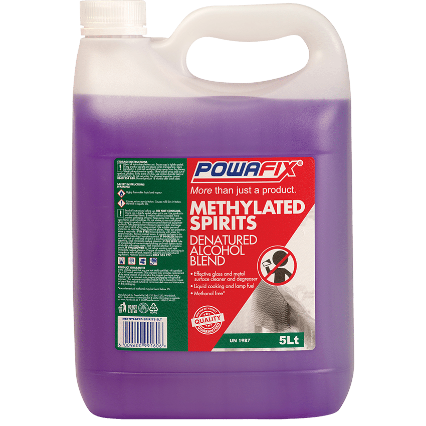 POWAFIX Methylated Spirits - 5L