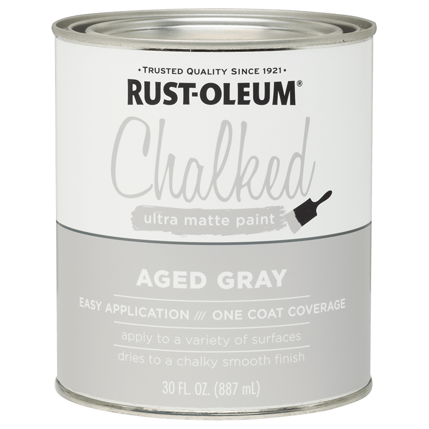 RUST-OLEUM Chalked Paint - 887ML - Aged Gray