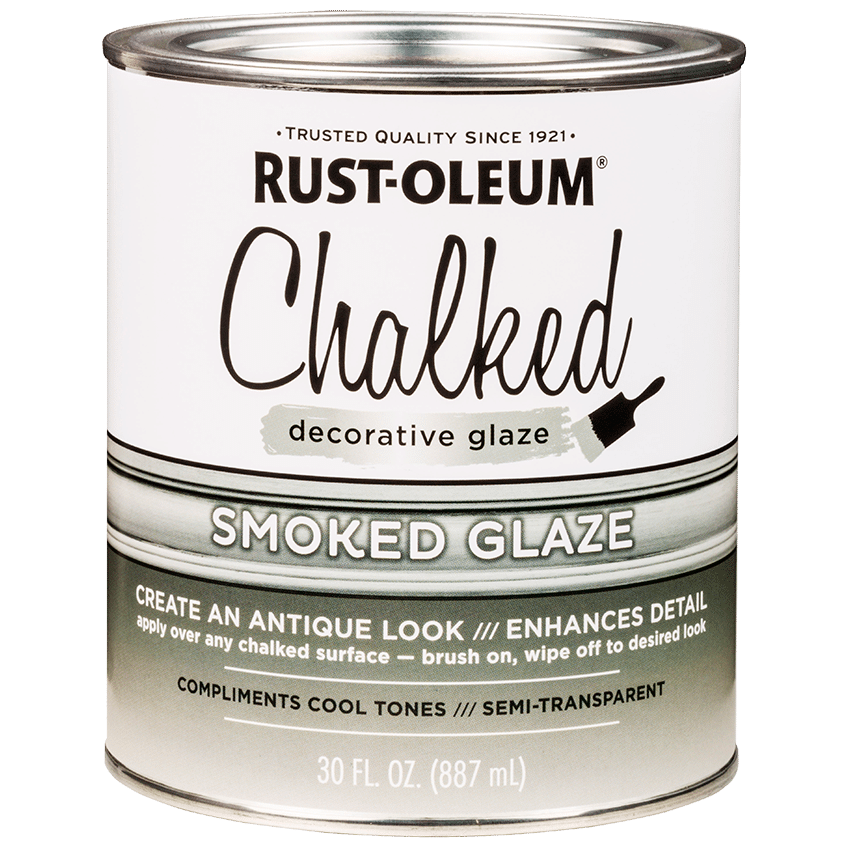 RUST-OLEUM Chalked Paint - 887ML - Aged Glaze Smoke
