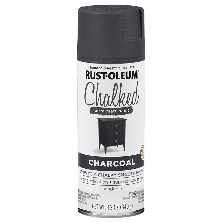 RUST-OLEUM Chalked Paint Spray - 340G - Charcoal