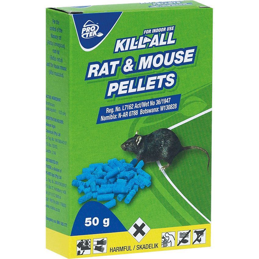 PROTEK Rodenticide Kill All Pellets - 50G