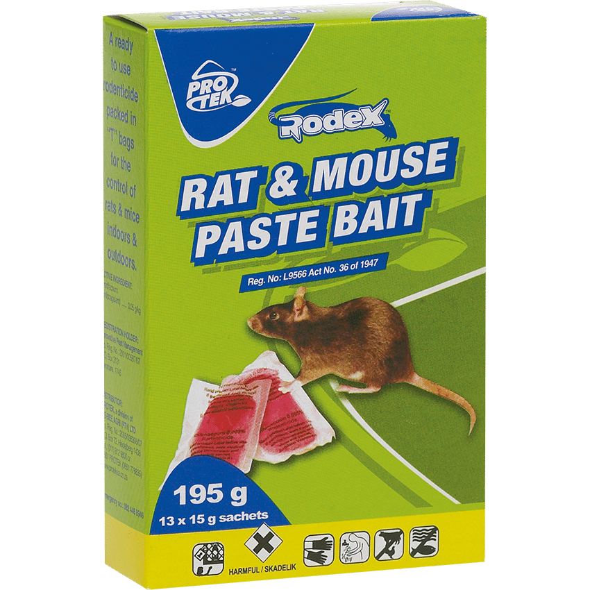 PROTEK Rodenticide Rodex Rat & Mouse Grain - 13X15G