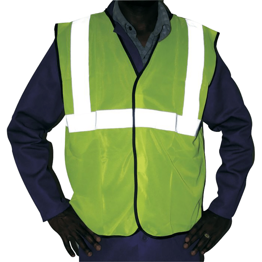 MATSAFE Safety Waistcoat - Yellow/GREEN - Large