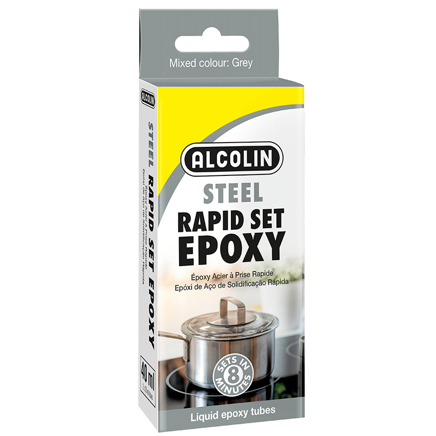 ALCOLIN Adhesive Epoxy Liquid Rapid Set 40ML - Steel