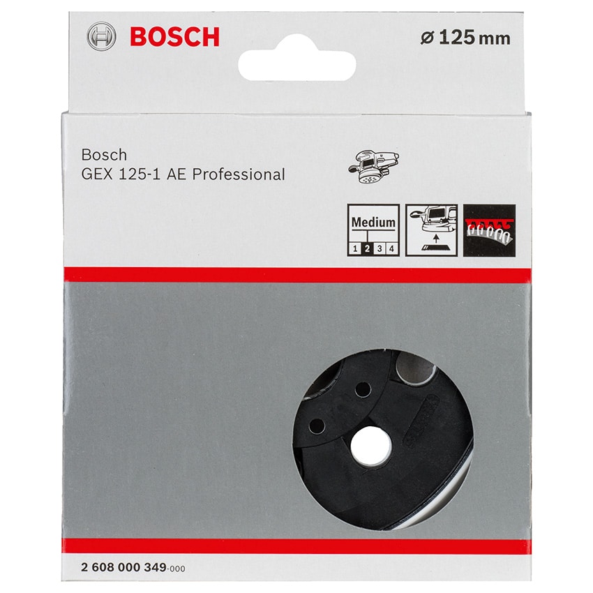 BOSCH Sanding Pad 125MM Soft 2608000349