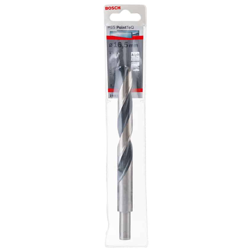 BOSCH Bit Drill Hss Pointteq Metal 16.5MM R/SHANK