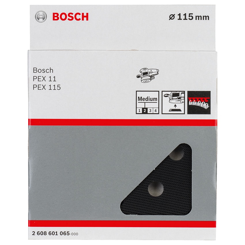 BOSCH Sanding Pad 115MM Med Hard