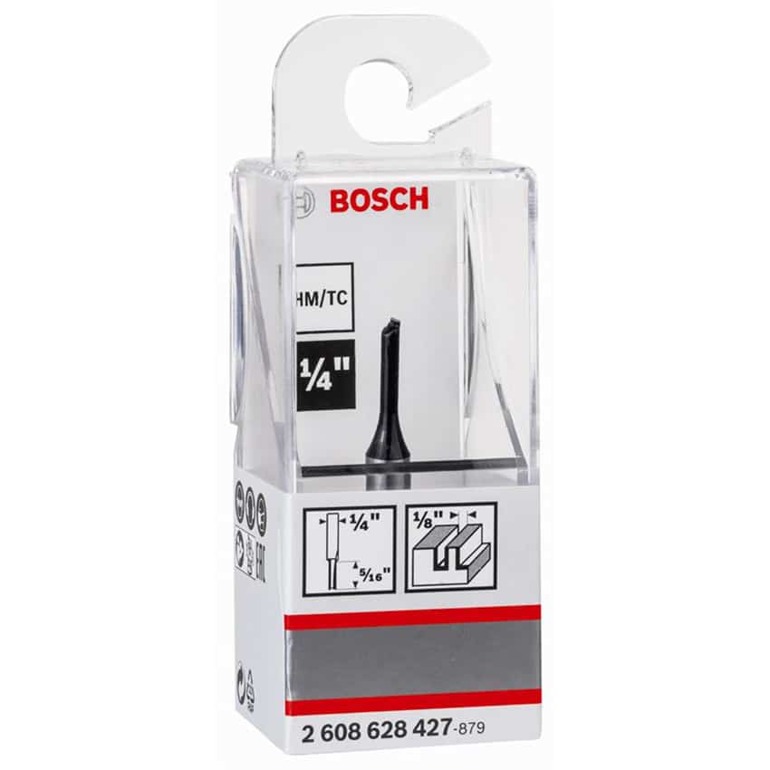BOSCH Bit Router Straight 1/4IN 3.2X7.7X51MM
