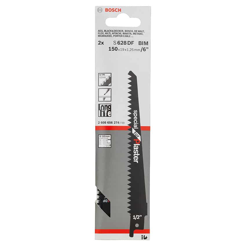 BOSCH Blade Saw Bim Plaster S 628 Df Special 2PK