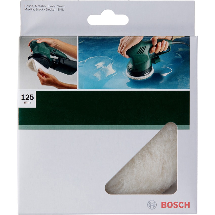 BOSCH Wool Bonnet 125MM Velcro for O/SANDER