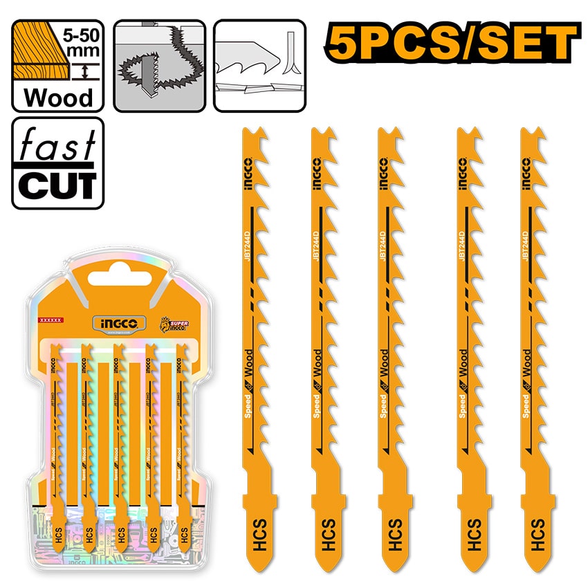 INGCO Blade Jigsaw Wood 74MM 6TPI Speed