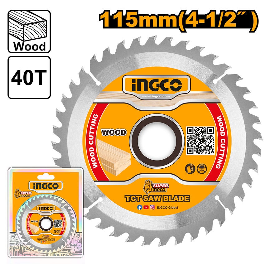 INGCO Blade Saw Tct 40T 115MM