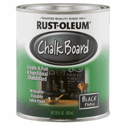 RUST-OLEUM Chalkboard Brush - 887ML - Black