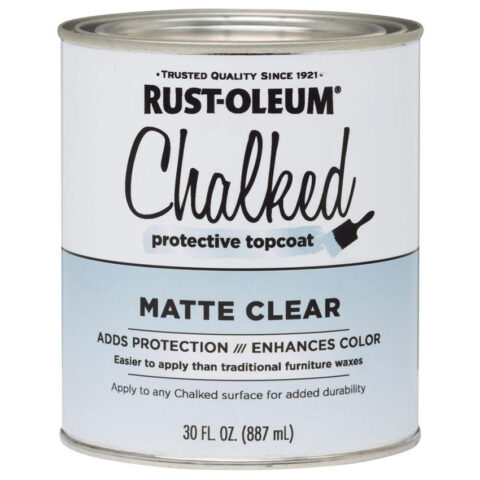 RUST-OLEUM Chalked Paint Topcoat 887ML Matt Clear