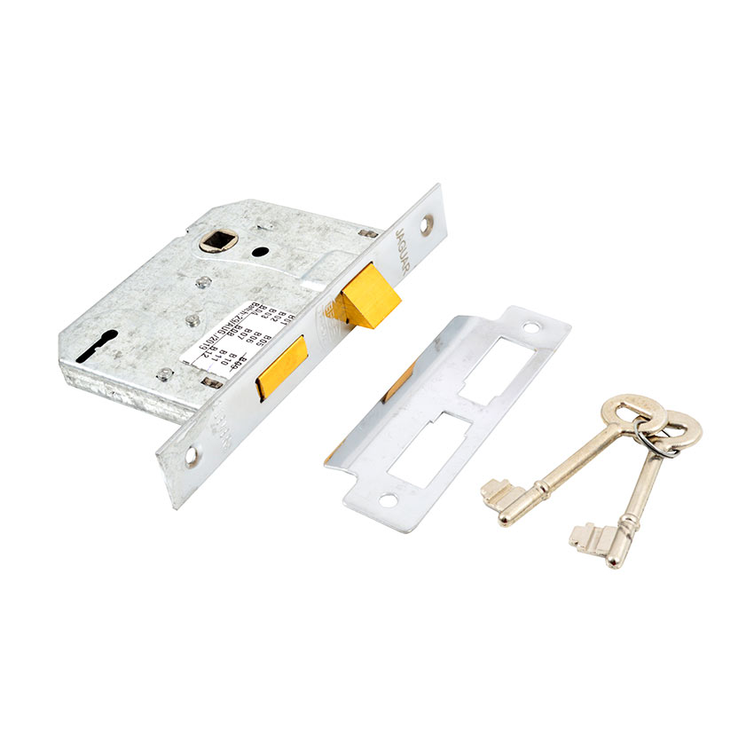SANLIC Jaguar Lock Body - Chrome Plated - Sabs - 2
