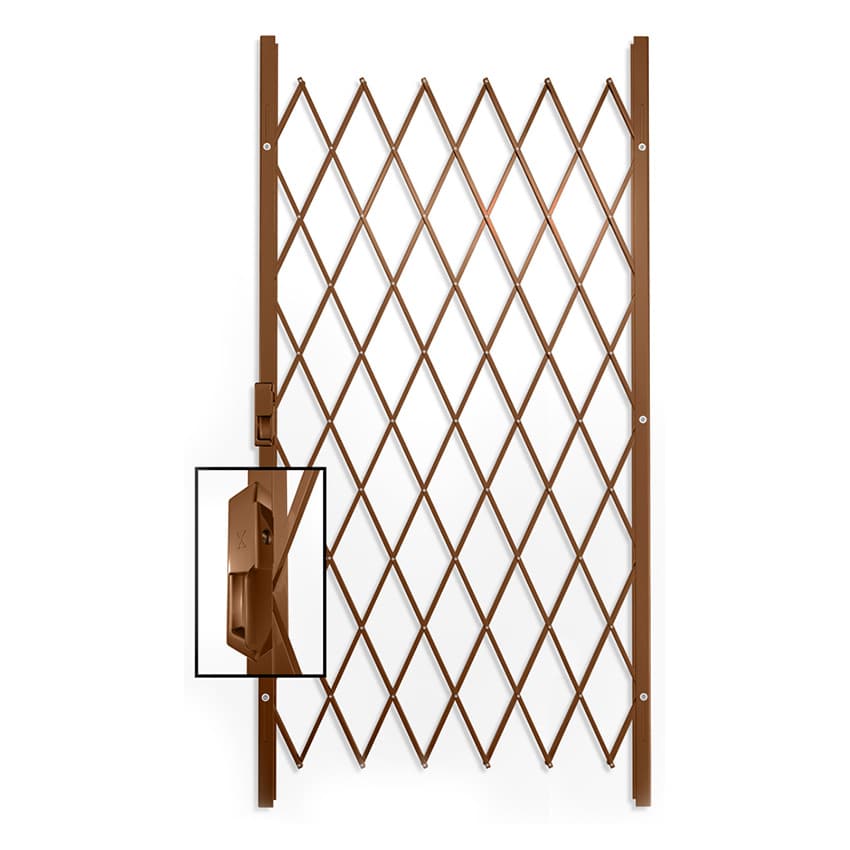 XPANDA Saftidor Security Gate Type B - (1000 X 2000mm) - Bronze