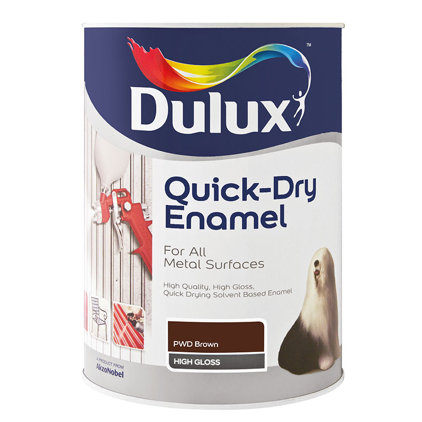 DULUX Quick Dry Enamel - 1L - Pwd