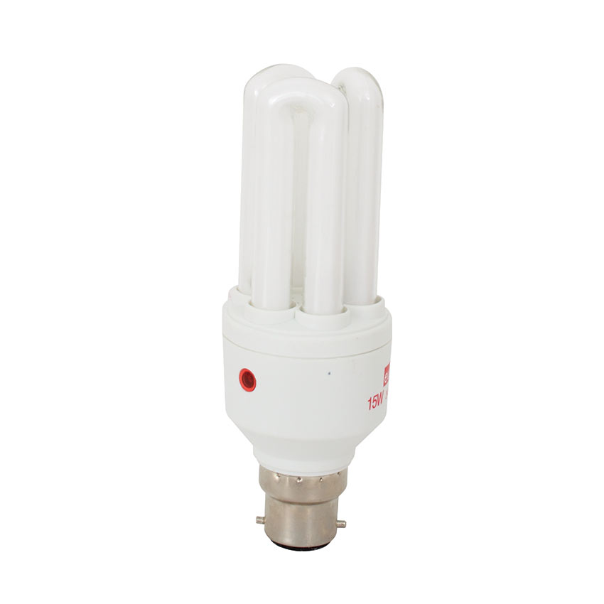 EUROLUX 15W Cfl 3U Day/Night Sensor Lamp - B22