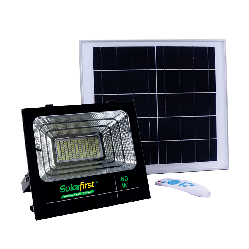 SOLAR FIRST Solarfirst Flood Light with Sensor Standard - 60W
