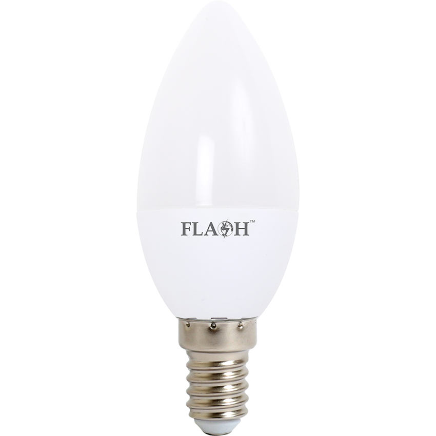 FLASH COMPONENTS Flash Led Candle Opal E14 3W - Warm White