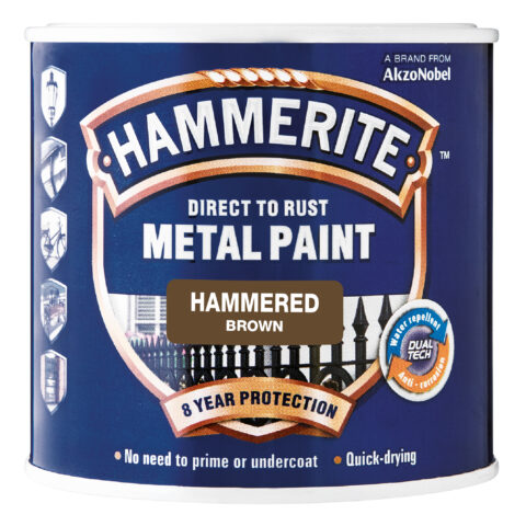 Hammerite Hammered 1L Brown