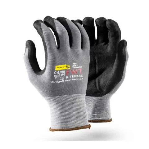 DROMEX Gloves Nitriflex Half Dip 9