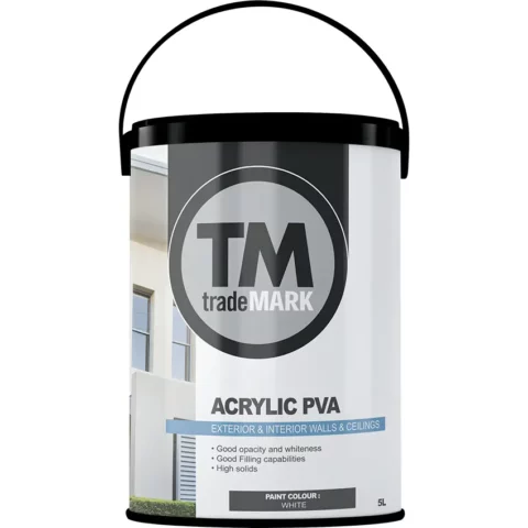 Trademark Acrylic Pva 5L White