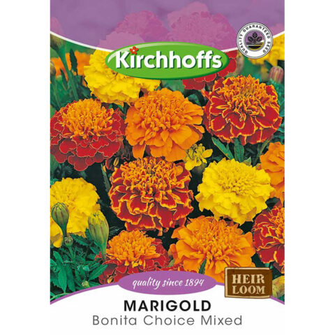 PICTURE PACKET FLOWERS MARIGOLD BONITA MIXED