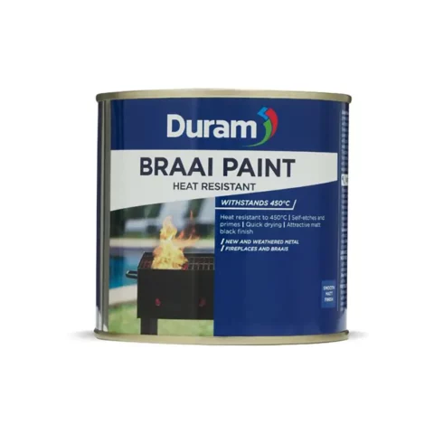 Duram Braai Paint 500Ml Black