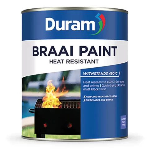 Duram Braai Paint 1L Black