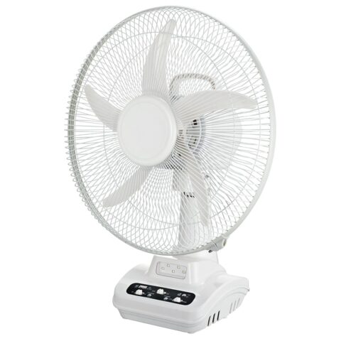 ELEMENTS Rechargeable Fan Desk 30cm White