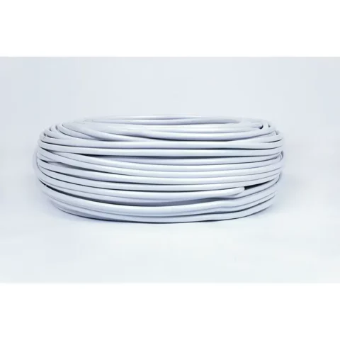 KAMAROSSI TWIN & EARTH FLAT 2.5MMX2C+E 100M WHT