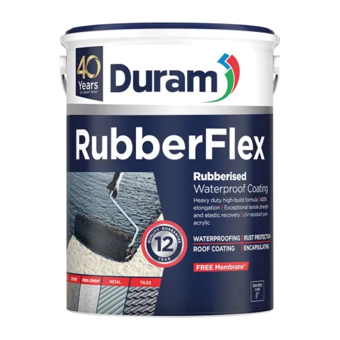 DURAM RUBBERFLEX WHITE 5LT