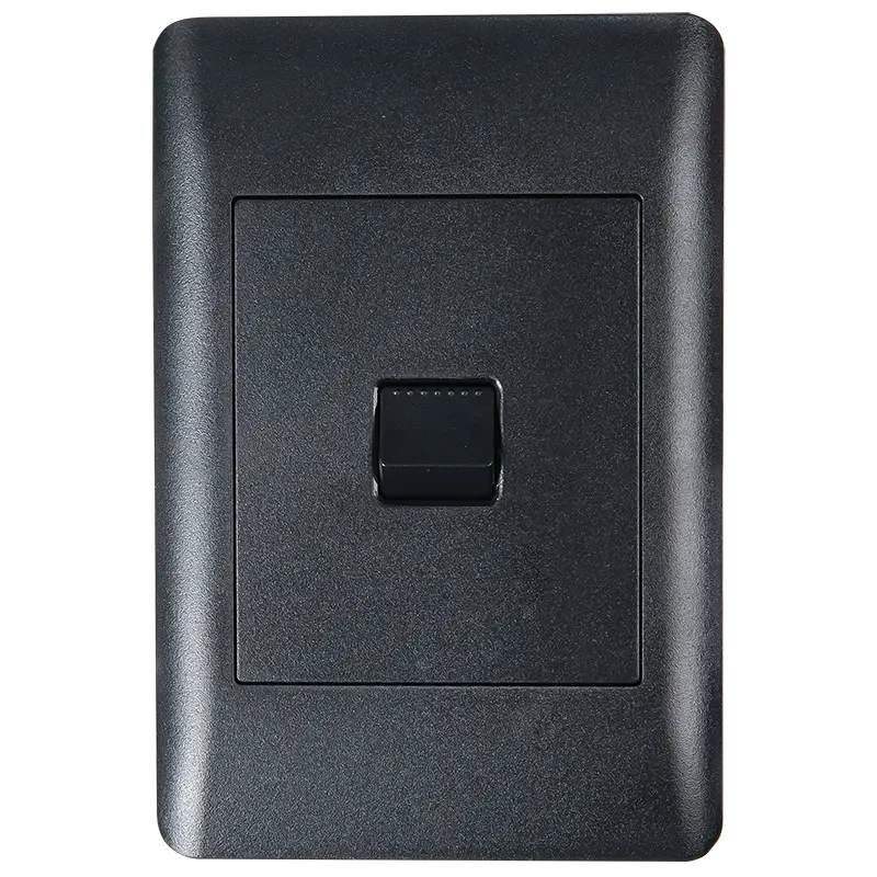 APOLLO 1 Lever Light Switch Saphire Black 100x50