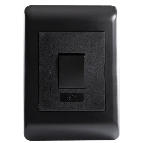 APOLLO 50A Isolator 2 Pole 100x50 Saphire Black