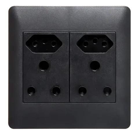 APOLLO Double Socket Saphire Black