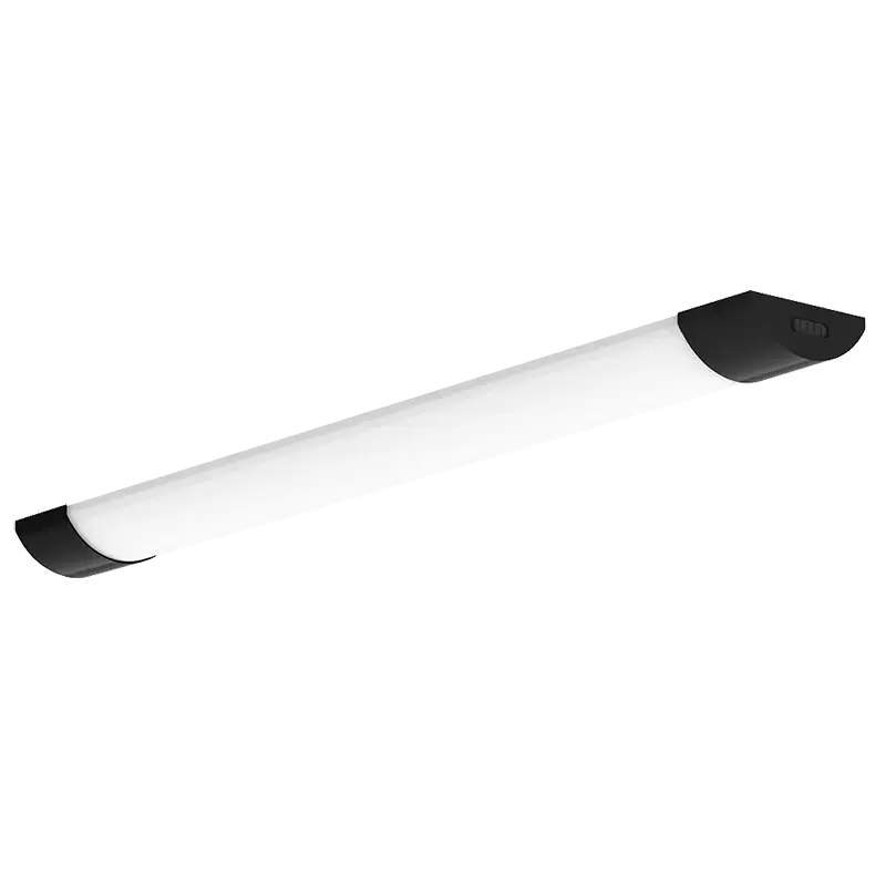 EUROLUX Black LED Batten Ceiling Light 18W 60mm 3CCT