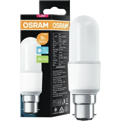 OSRAM 7W Eco Stick LED Globe B22 Cool White