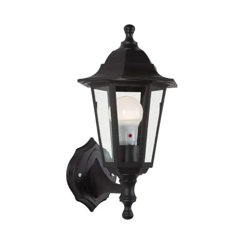 EUROLUX 6 Panel Up Facing Lantern Black