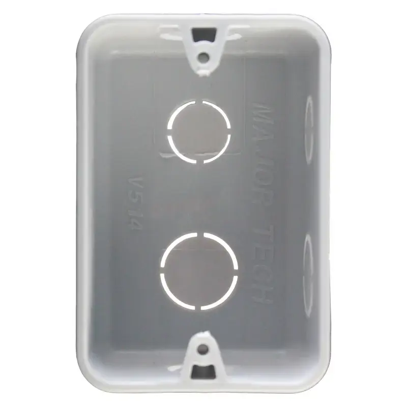 PVC Wall Box 4x2 White