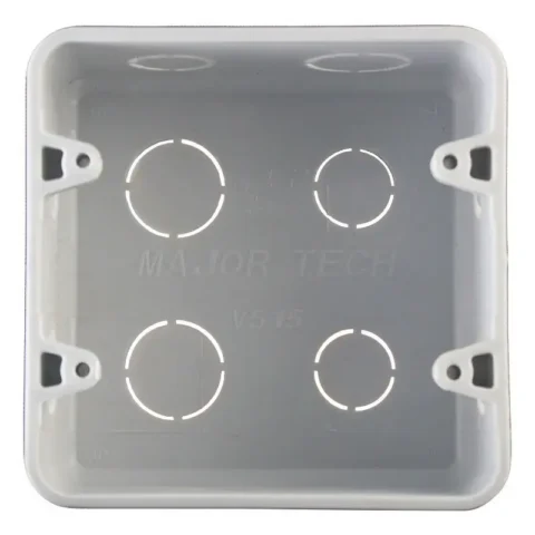 PVC Wall Box 4x4 White
