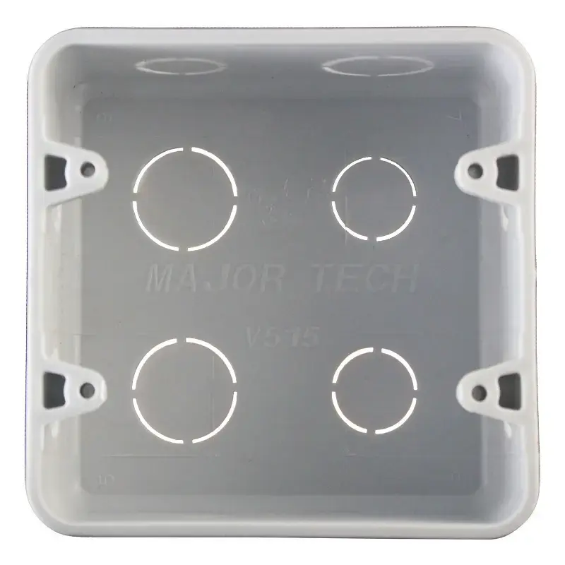 PVC Wall Box 4x4 White