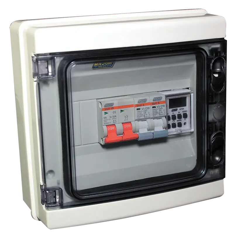 VETI Populated Weatherproof Swimming Pool Distribution Board