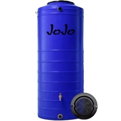 JOJO Slimline Water Tank, 1000L, Royal Blue