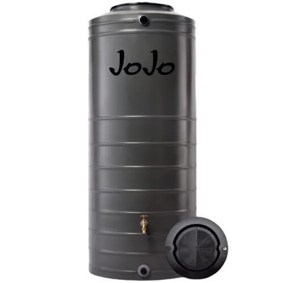 JOJO Slimline Water Tank, 1000L, Stormy Sky